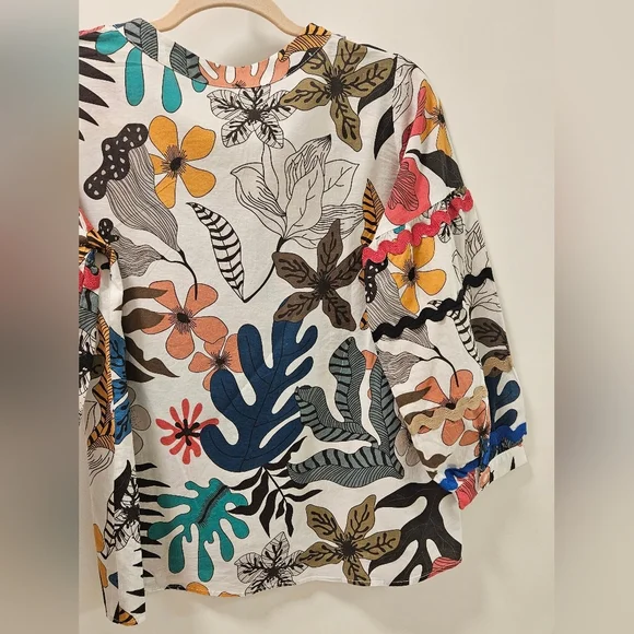 Vilagallo Lucera Top Women Blouse Size 38 - Picture 8 of 15